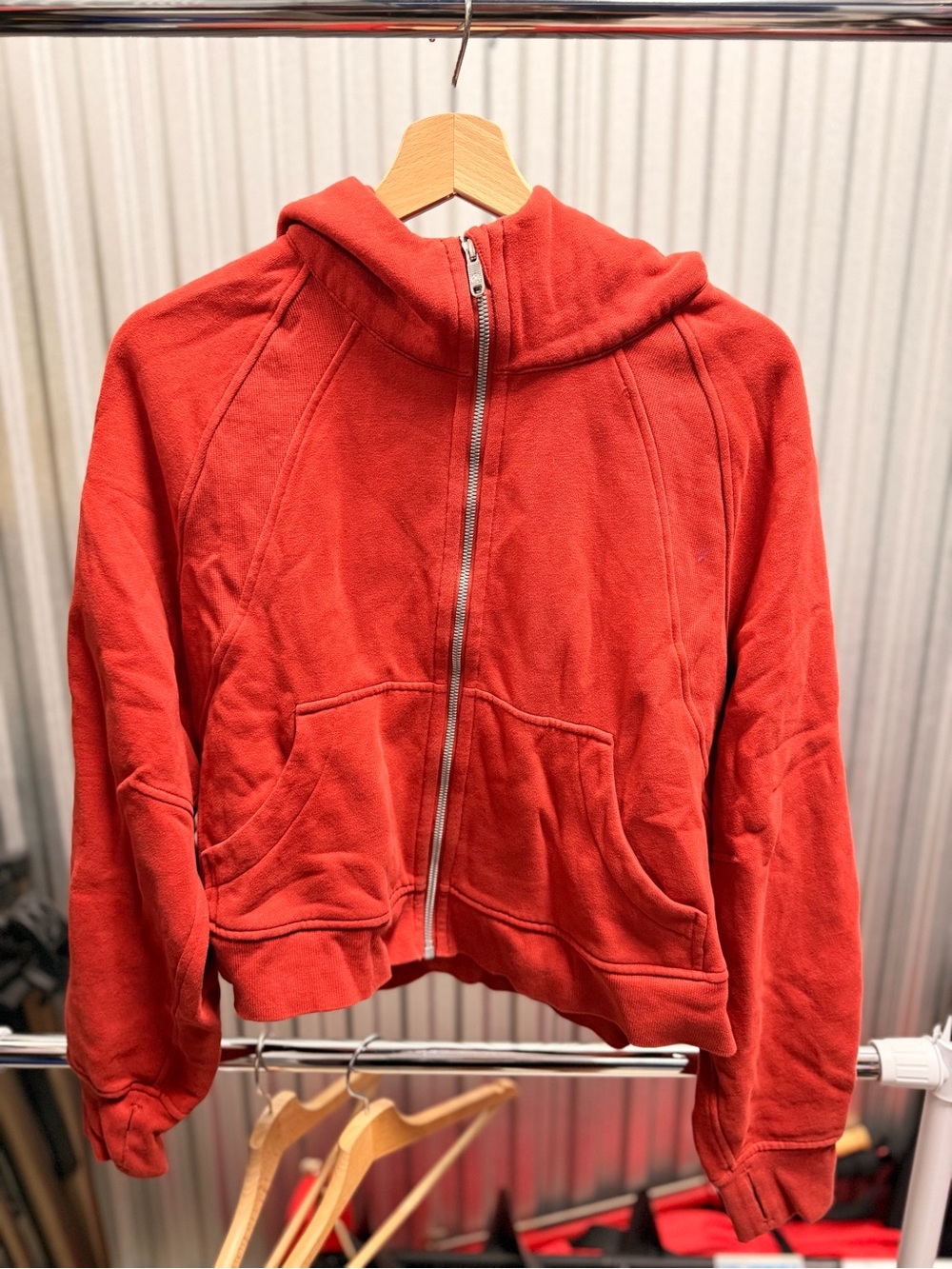 Lululemon Scuba Oversized Full-Zip - Red Rock - M/L